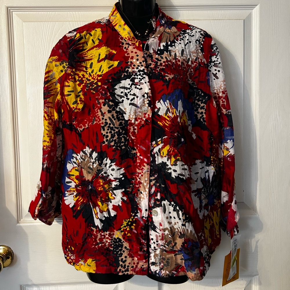 Ruby Rd. Women’s Vibrant Floral Shirt Jacket